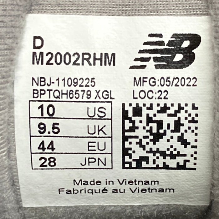 New Balance ニューバランス M2002RHM Sweet Caramel ローカット スニーカー グレー×ブラウン size28cm 瑞穂店