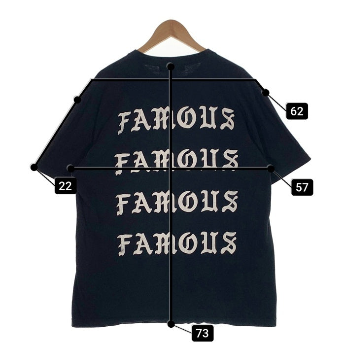 WORLD wide FAMOUS ワールドワイドフェイマス 2pac ビギー プリントTシャツ ブラック Size XXL 福生店
