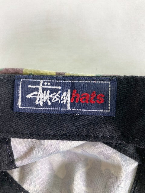 STUSSY ステューシー ジェットキャップ 90’S 帽子 カモフラ 迷彩 カーキ 瑞穂店