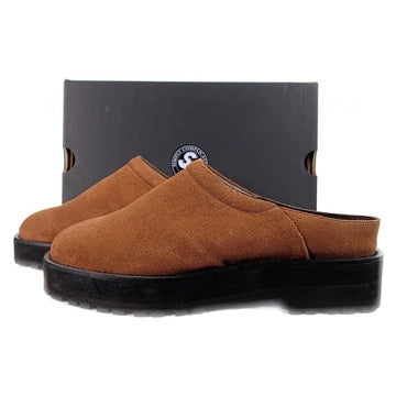 SIMPLY COMPLICATED シンプリーコンプリケイティド SUEDE LUG MULE スウェード ミュール サンダル ブラウン SIZE 8 (26.0cm) 福生店