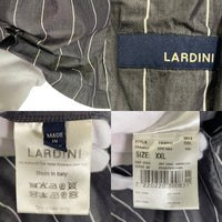 LARDINI ラルディーニ コットン ストライプ 2B テーラードジャケット 春夏 薄手 Size XXL 福生店
