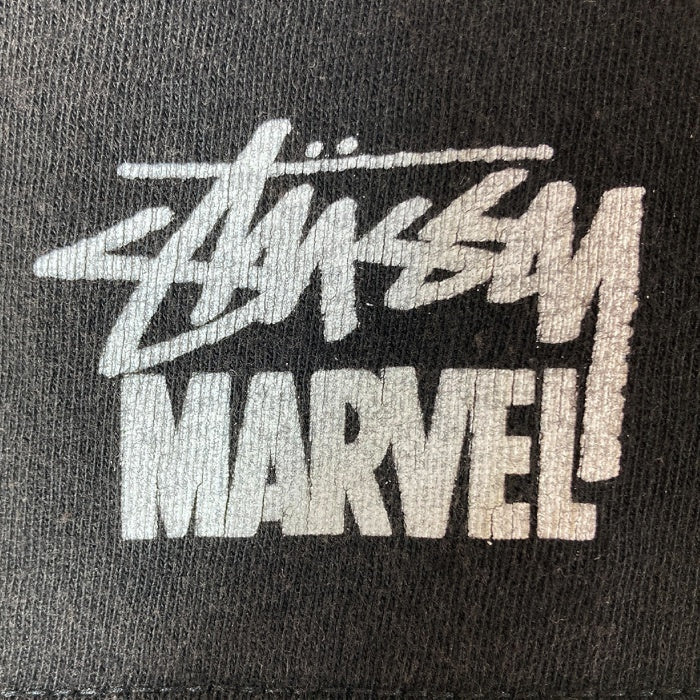 Stussy ステューシー MARVEL マーベル PUNISHER パニッシャー プリント Tシャツ ブラック sizeXL 瑞穂店