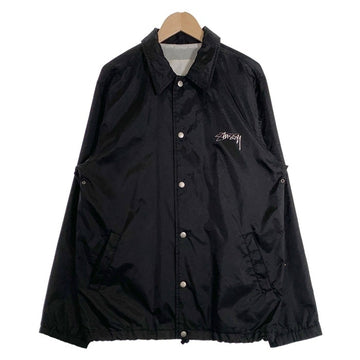 00`s STUSSY ステューシー SURF MAN サーフマン ナイロン コーチジャケット ブラック Size M 福生店