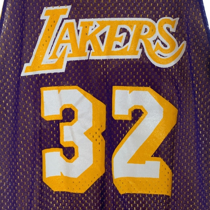 80's Sand-Knit NBA ロサンゼルス・レイカーズ マジックジョンソン 32 メッシュ ゲームシャツ パープル Size S 福生店