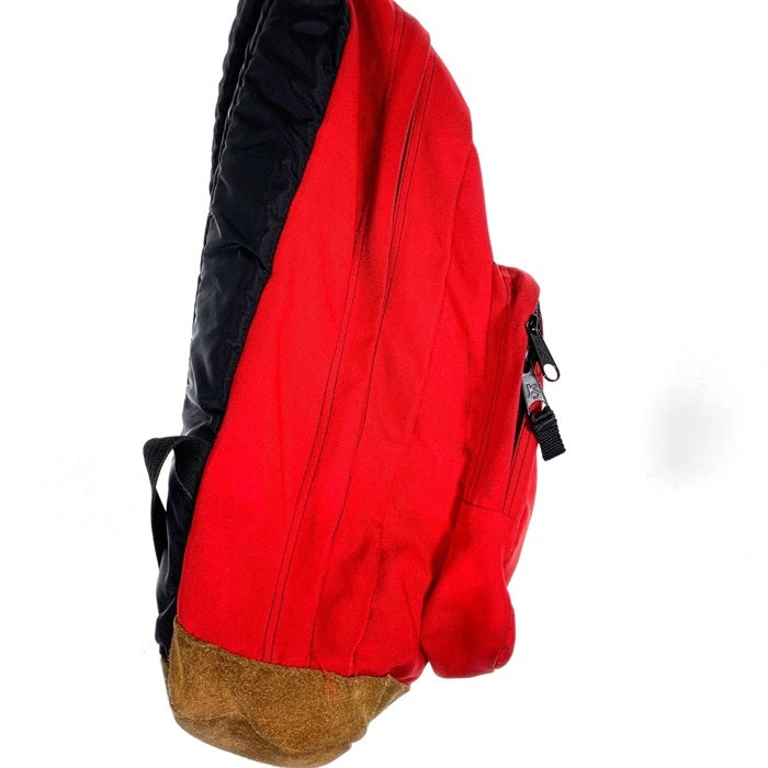90's-00's JANSPORT ジャンスポーツ リュックサック デイパック ボトムレザー レッド 福生店