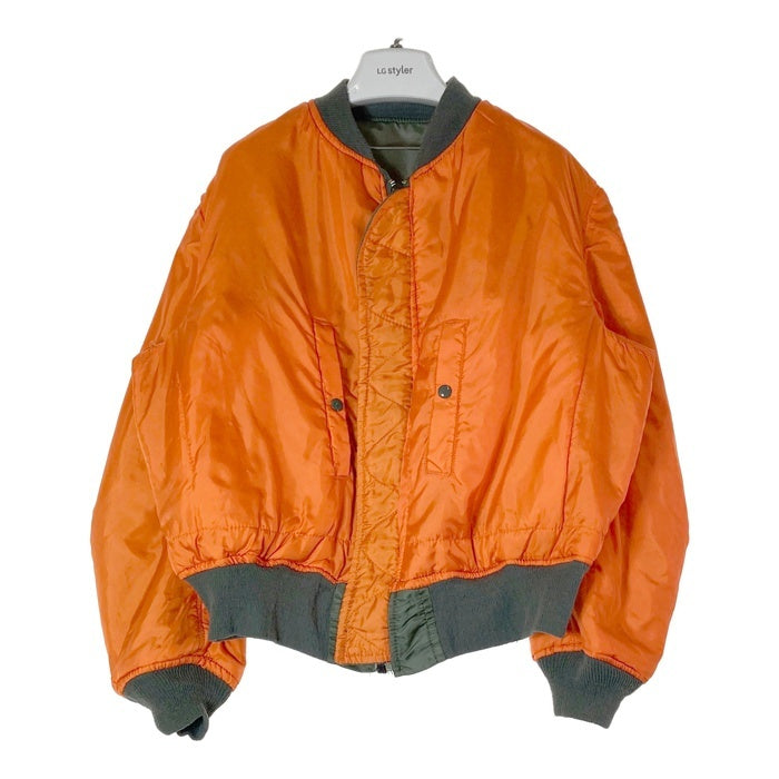 ALPHA INDUSTRIES アルファインダストリーズ USA製 80's 初期タグ IDEAL MA-1 フライトジャケット オリーブ sizeXL 瑞穂店
