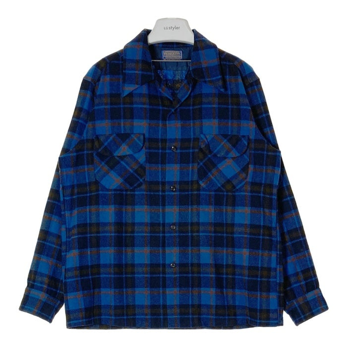 PENDLETON ペンドルトン チェックウールシャツ ブルー sizeL 瑞穂店