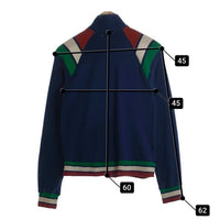 50's 60's Press-Gard ELDERADO アクリルニット ジップアップ トラックジャケット ネイビー Size XL(18-20) 福生店