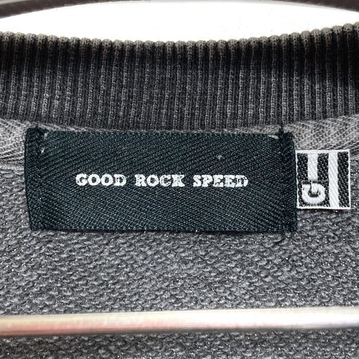 GOOD ROCK SPEED NIRVANA ニルヴァーナ NEVERMIND ガーメントダイ スウェットトレーナー グレー sizeF 瑞穂店
