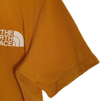 THE NORTH FACE ノースフェイス バックプリント Tシャツ オレンジ US規格 Size S 福生店