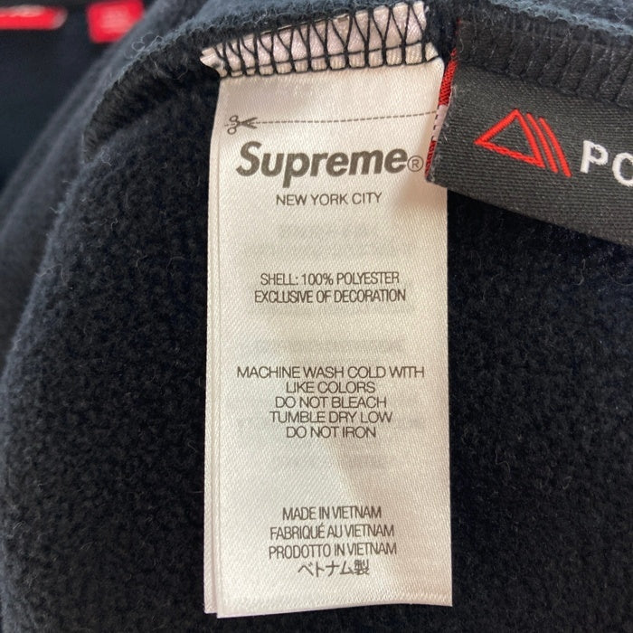 Supreme シュプリーム 24FW Polartec Facemask Half Zip Hooded Sweatshirt ポーラーテック ハーフジップ スウェットパーカー ブラック sizeS 瑞穂店
