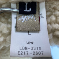 STUSSY ステューシー Lee リー STUSSY RIDER LB0010 コーデュロイ ボアジャケット ブラウン SizeL 瑞穂店