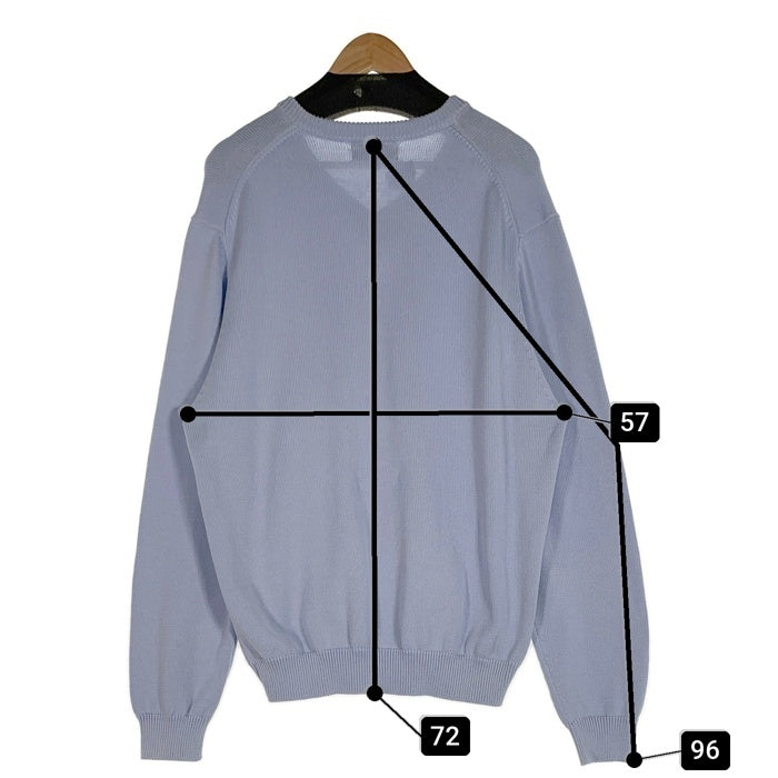 Brooks Brothers ブルックスブラザース PIMA COTTON  Vネック コットンニットセーター ライトブルー Size L 福生店
