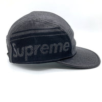 SUPREME シュプリーム 19SS Raffia Woven Logo Camp Cap ラフィアウーブンロゴキャンプキャップ ブラック 瑞穂店