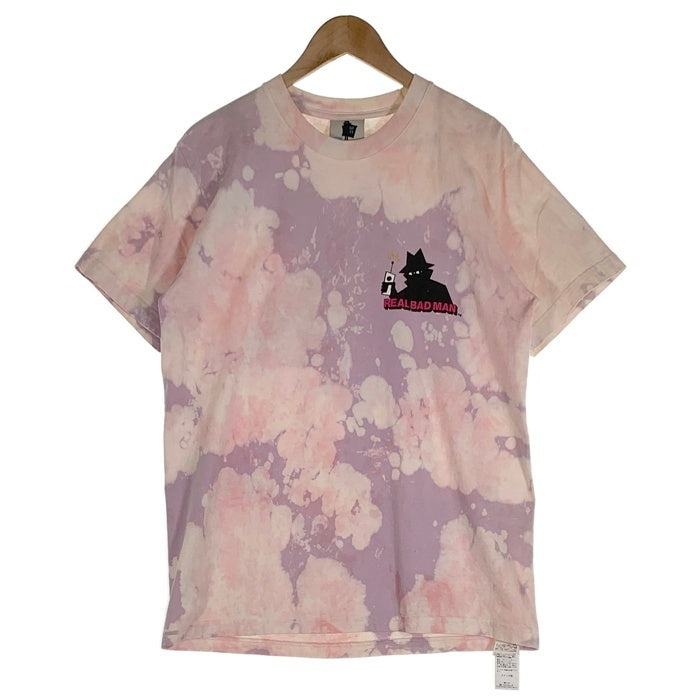 REAL BAD MAN リアルバッドマン 半袖 Tシャツ ピンク Size M 福生店