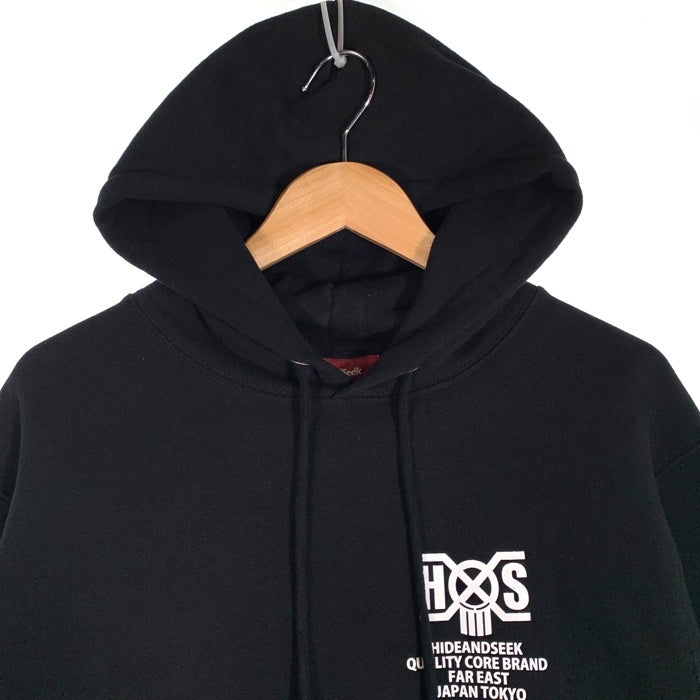 HIDEANDSEEK ハイドアンドシーク BOUNTY HUNTER バウンティーハンター プルオーバー フーディー パーカー ブラック Size M 福生店