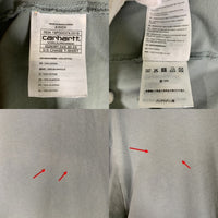 CARHARTT WIP カーハートワークインプログレス S/S CHASE T-SHIRT チェイスTシャツ 刺繡 ライトブルー Size M 福生店