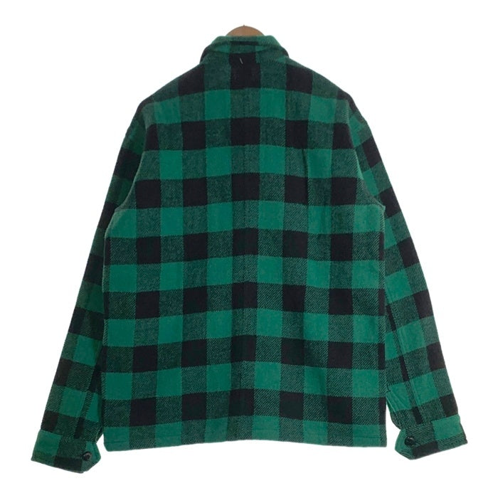 TENDERLOIN テンダーロイン 羊毛 ウール BUFFALO JACKET バッファロー チェック ジャケット グリーン T-20RG Size L 福生店