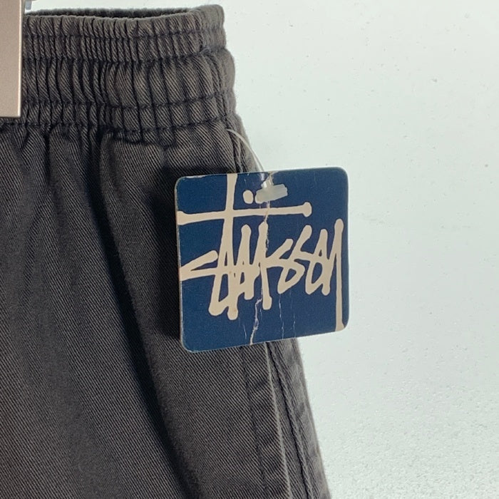 90's STUSSY ステューシー イージーワイド カーゴパンツ ビーチ チャコールグレー カンボジア製 紺タグ Size XL 福生店