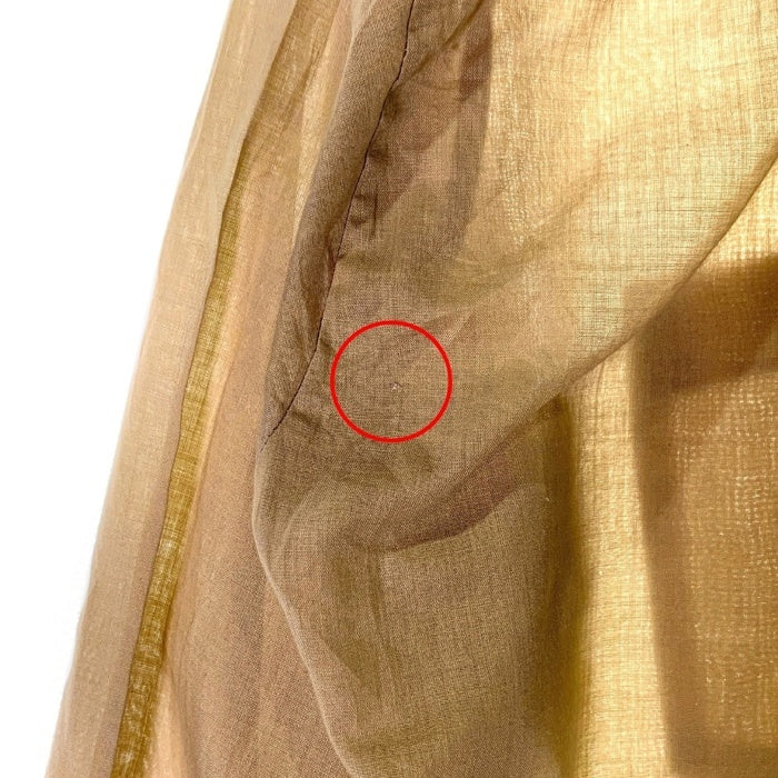 60's ARROW アロー ポリコットン オープンカラーシャツ 長袖 ベージュ USA製 Size M 福生店