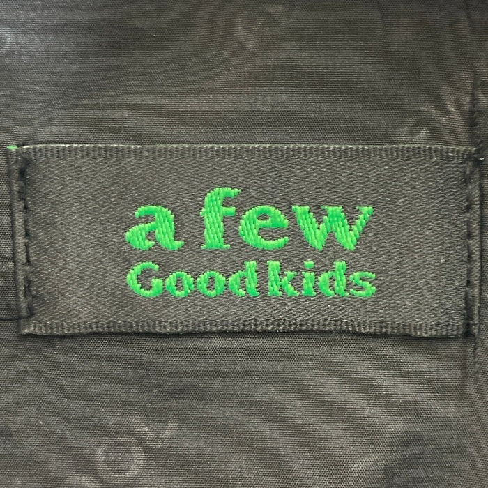 A FEW GOOD KIDS アフューグッドキッズ フェイクレザー スナップボタン ジャケット ブラック sizeM 瑞穂店