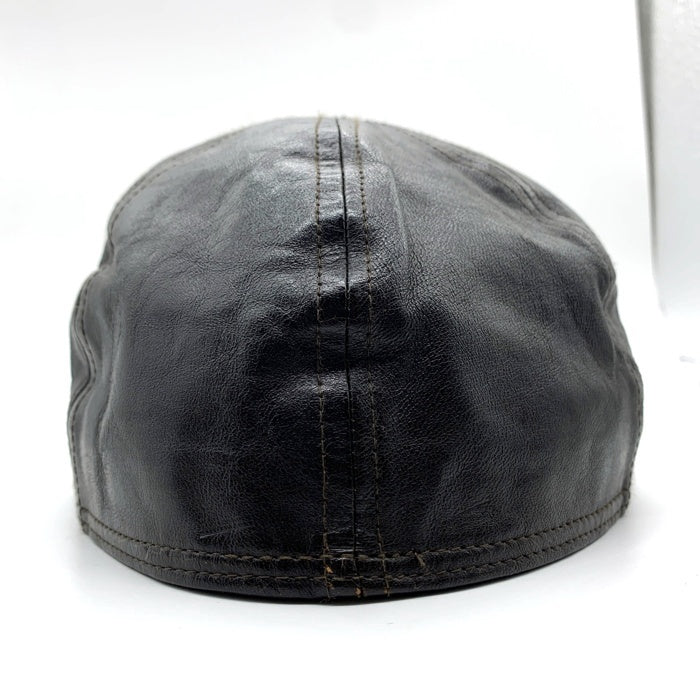 THE REAL McCOY`S リアルマッコイズ A-3 メカニック レザーキャップ ブラック Size 7 1/2 福生店