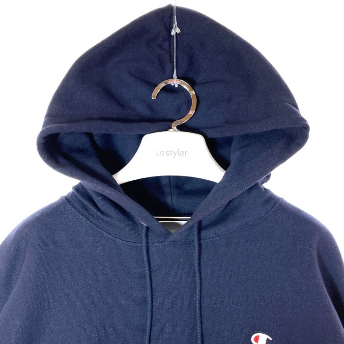 Champion チャンピオン REVERSE WEAVE リバースウィーブ プルオーバースウェットパーカー ネイビー GF68 Size XL 瑞穂店