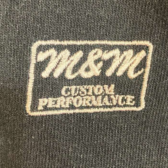 M&M エムアンドエム カスタムパフォーマンス バックプリント Tシャツ ブラック sizeL 瑞穂店