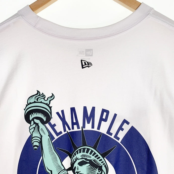 EXAMPLE エグザンプル NEW ERA ニューエラ Lafayette ラファイエット IT’S ALL ABOUT TO YOU S/S TEE 半袖 Tシャツ ホワイト Size XXL 福生店