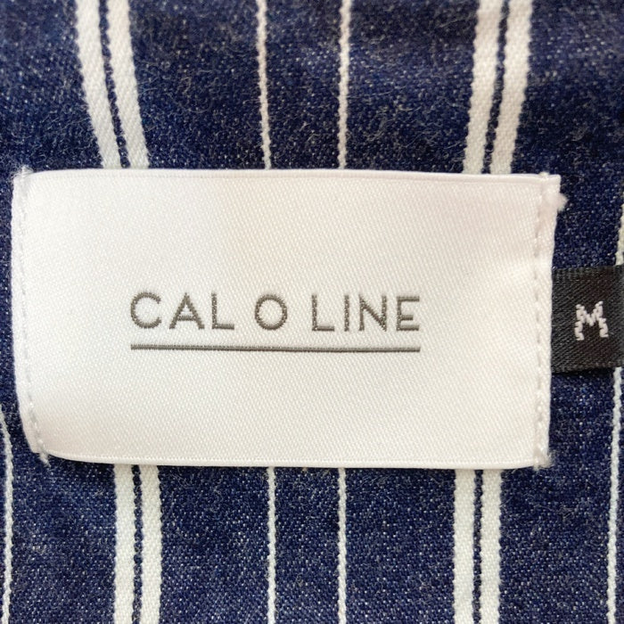 CAL O LINE キャルオーライン CL211-002 21SS SMOCK JACKET ジャケット ヒッコリー ストライプ ネイビー sizeM 瑞穂店
