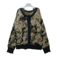 AVIREX アヴィレックス 2WAY パターンニットトップス カーディガン カモフラ sizeF 瑞穂店