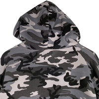 9090 ナインティナインティ King Logo Thermal Zip Hoodie サーマル ジップアップパーカー フーディー グレー NN1931 Size L 福生店