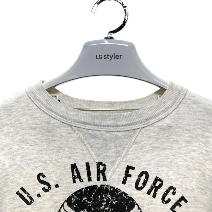 ALPHA INDUSTRIES アルファインダストリーズ 両V US AIR FORCE スウェットトレーナー グレー size40 瑞穂店