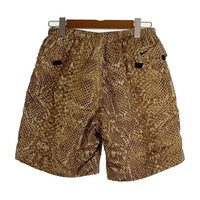SUPREME シュプリーム NIKE ACG ナイキエーシージー 22AW Nylon Trail Short Pant ナイロン トレイル ショートパンツ 総柄 ゴールド DN3260-277 Size S 福生店