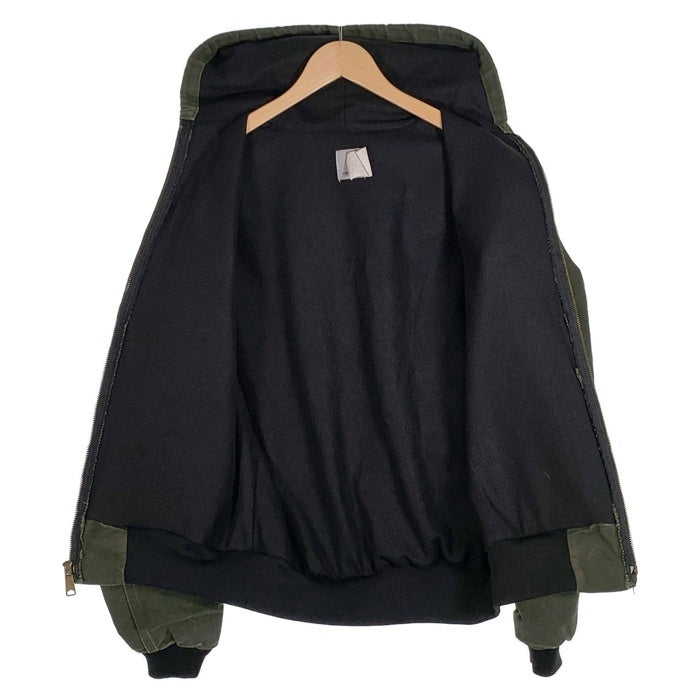 80's Carhartt カーハート ダック アクティブジャケット パーカー モスグリーン JR104 Size S 相当 福生店