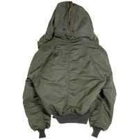 U.S. ARMY 60's ALPHA INDUSTRIES アルファインダストリーズ N-2B コヨーテファー  黒タグ CONMERジッパー フライトジャケット オリーブ MIL-J-6278D / 8415-270-0366 /DSA-1-2355-63-C  SIze M 福生店