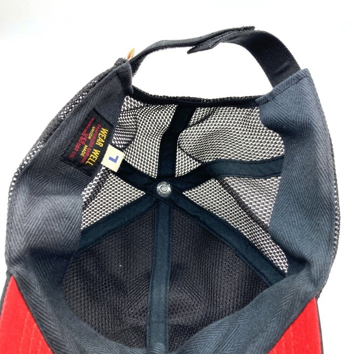 UES ウエス ワッペン メッシュキャップ ブラック sizeL 瑞穂店