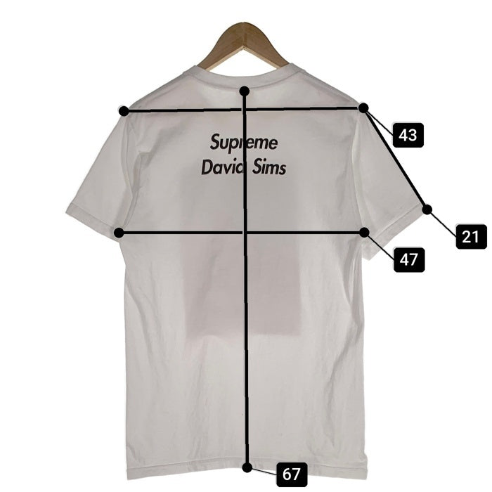 Supreme シュプリーム 15AW David Sims Tee デイビッド・シムズ フォトプリント Tシャツ ホワイト Size M 福生店