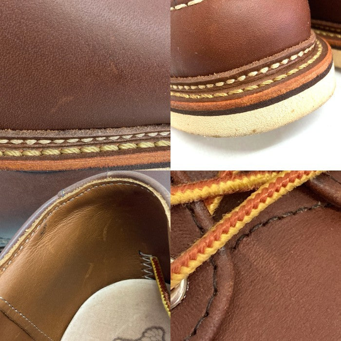 RED WING レッドウィング 8109 18年製 Work Oxford ワークオックスフォード マホガニー ブーツ ブラウン size9 瑞穂店