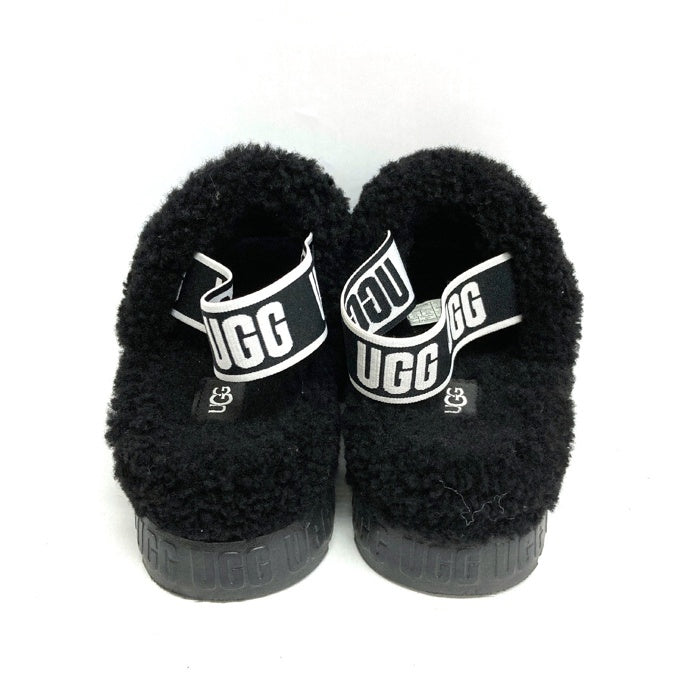 UGG アグ 1120876 オー フラッフィータ  サンダル ブラック size23cm 瑞穂店