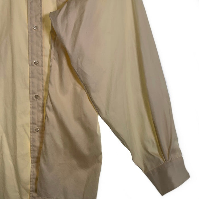 80-90's Brooks Brothers ブルックスブラザーズ Makers ボタンダウンシャツ プレーン イエロー USA製 Size 17 1/2-4 福生店
