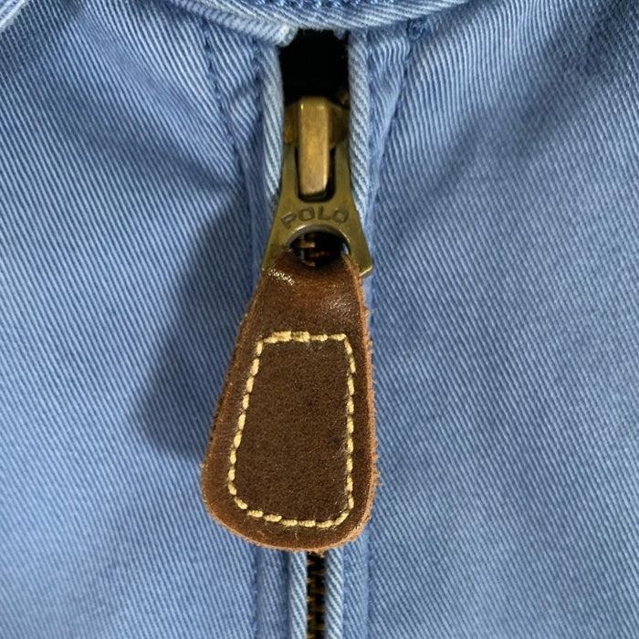 Polo by Ralph Lauren ポロラルフローレン コットンツイル スウィングトップ ジップアップジャケット ブルー Size M 福生店