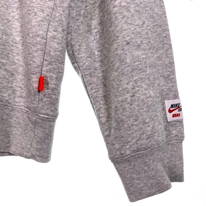 NIKE SB ナイキ OSKI FLEECE SKATE PULLOVER HOODED フリーススケートプルオーバースウェットパーカー グレー DJ3680-050 Size M 福生店