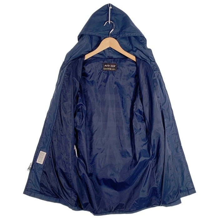 70's SEARS シアーズ ACTI-SLIK アクティスリック Hooded Jacket フルジップ フーディー ジャケット IDEALジップ ネイビー USA製 Size M 福生店