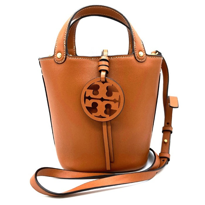 TORY BURCH トリーバーチ バケツバッグ 2way レザー ブラウン 瑞穂店