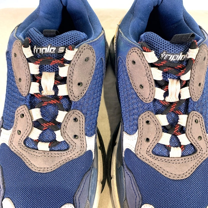 BALENCIAGA バレンシアガ Triple S トリプルエス ブルー ホワイト Size 41 福生店