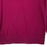 SUPREME シュプリーム Small Box Pique L/S Tee スモールボックスロゴ ピケ ロングスリーブTシャツ パープル 鹿の子 Size M 福生店