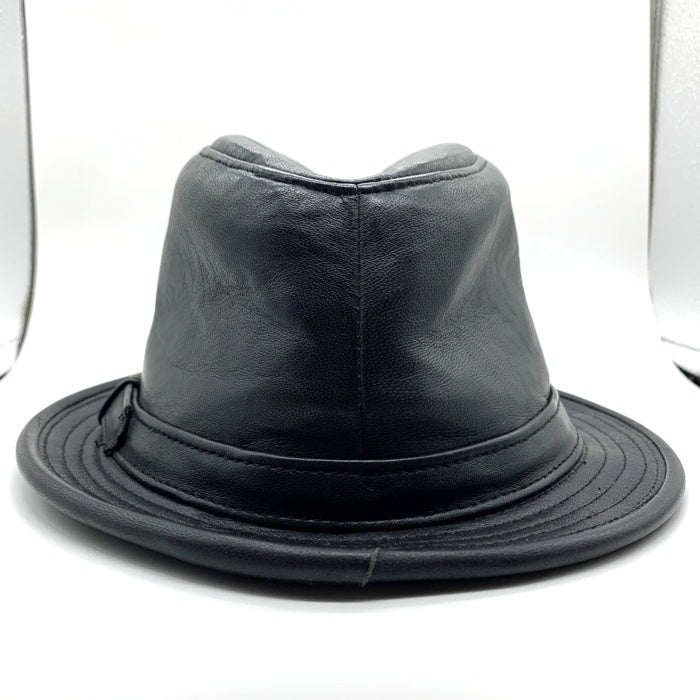 Schott ショット ラムスキン レザーハット ブラック 311907 Size M 福生店