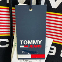 TOMMY JEAMS トミージーンズ DM15009 タグ付き アスレチックロゴフーディ ブラック sizeM 瑞穂店