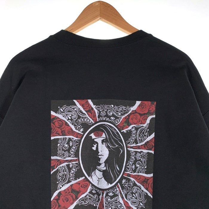 CHALLENGER チャレンジャー BROSH ブロッシュ HOSOI ホソイ プリント クルーネックスウェットトレーナー ブラック Size XL 福生店